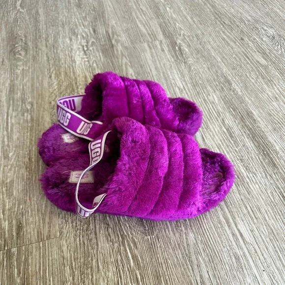 UGG Women's Fluff Yeah Slide In Berrylicious - Picture 5 of 10